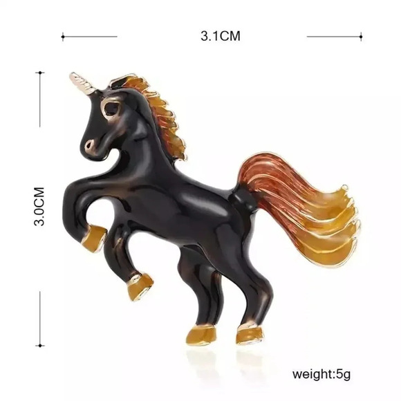 VQ Unicorn Brooch - Picture 4 of 4